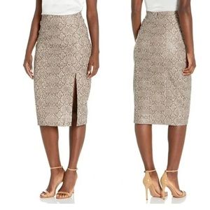 BCBG Snake Skin Pencil Skirt